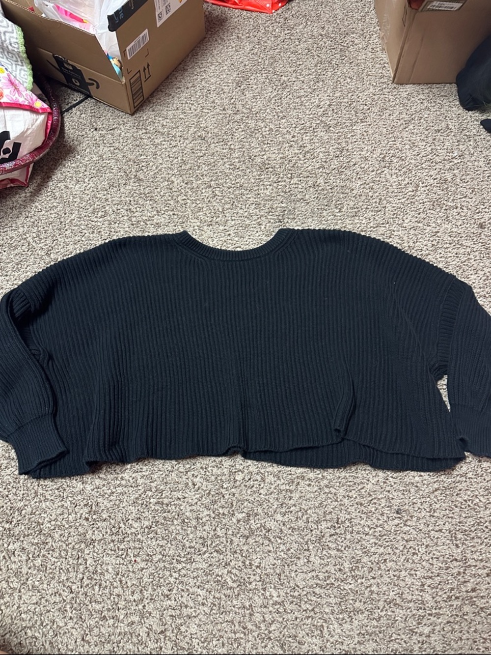 Free People Black Sweater size Small